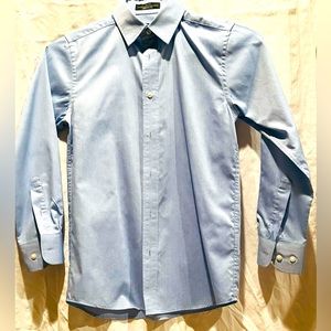 Boys Blue Button-down, Size 10